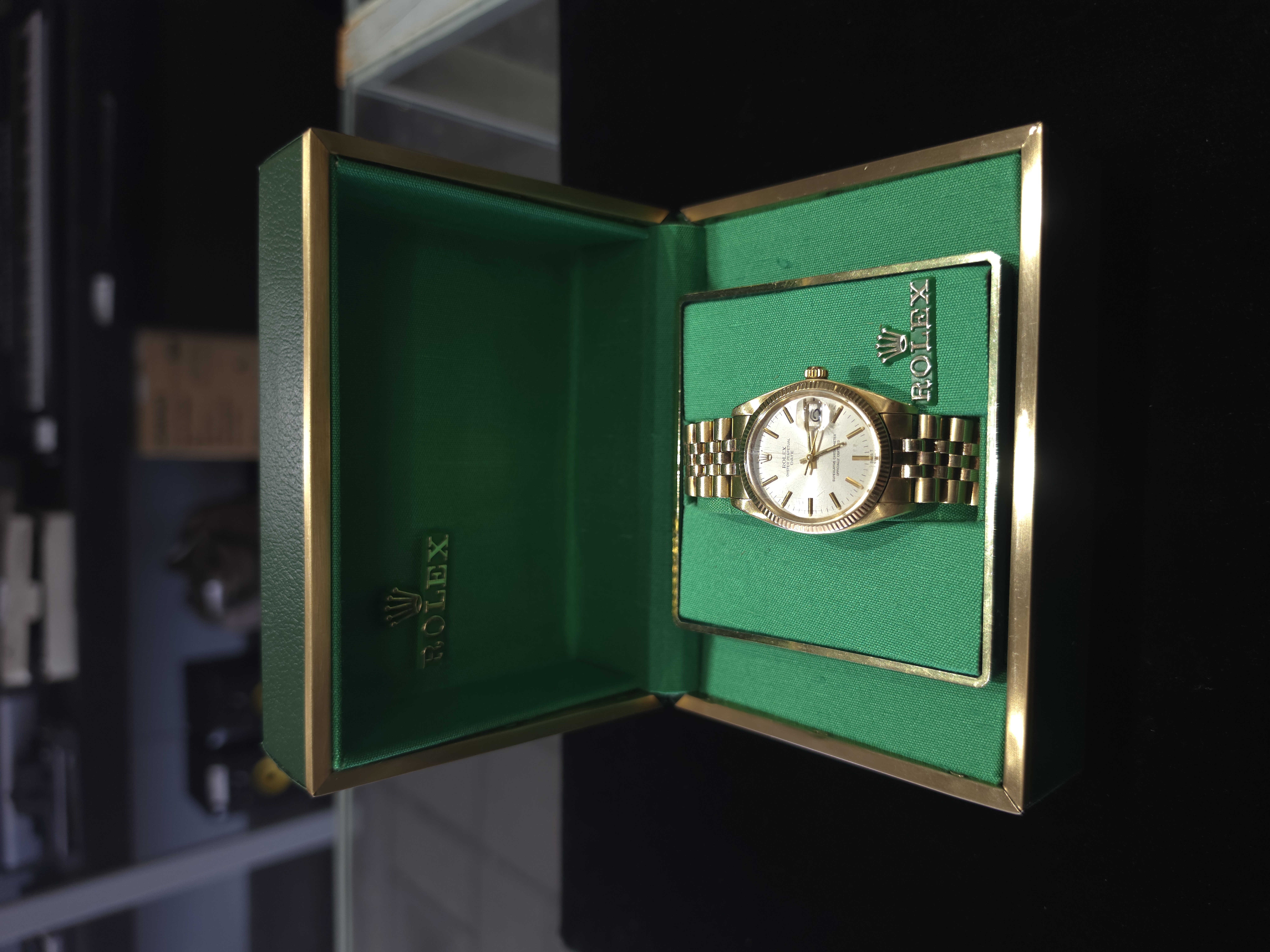 Genuine Rolex Datejust watch in original box